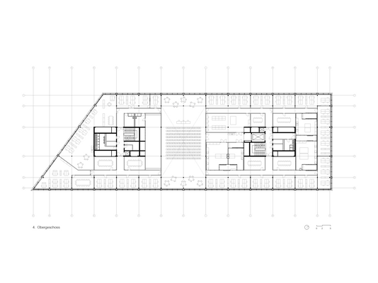 Waldrap Innovationspark Biel Grundriss 4 OG ohne stahlbau